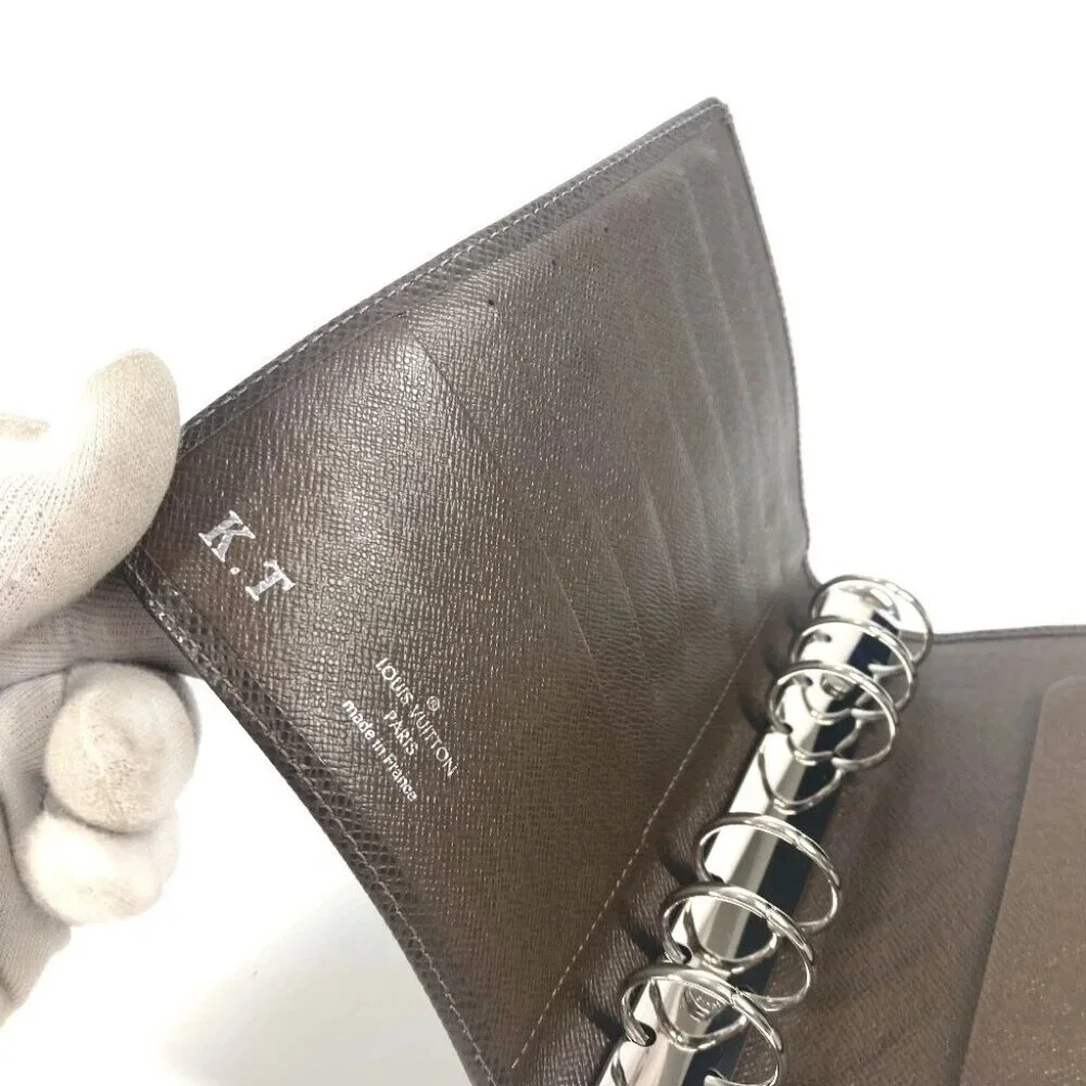 LOUIS VUITTON R20432 Taiga AgendaMM Stationery System Planner Notebook cover